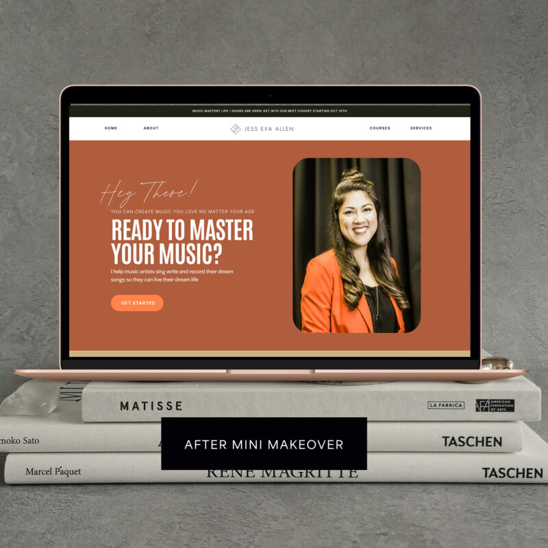 Mini Website Makeover